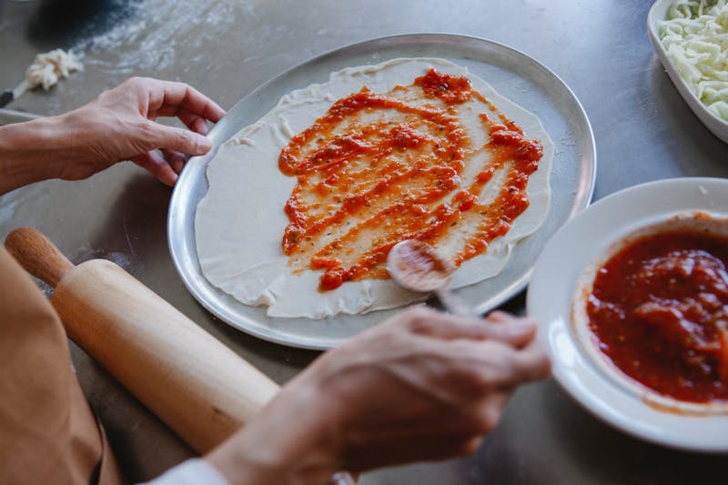 Spicy Inferno Pizza with habanero sauce
