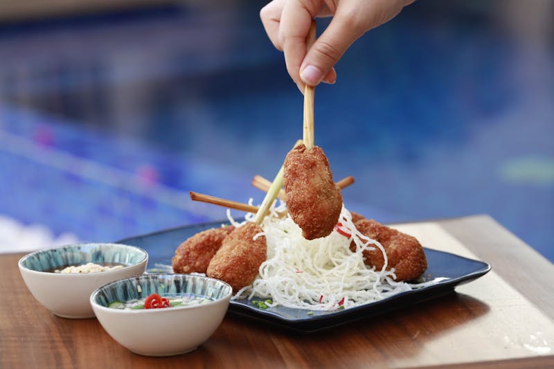 Loaded Mozzarella Sticks with marinara sauce