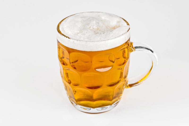 Craft Root Beer soft drink in chilled glass